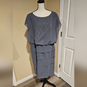 Asymmetrical Gray Dress